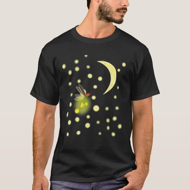 Camiseta Los bichos relámpagos y los bichos lunares insecto (Anverso)