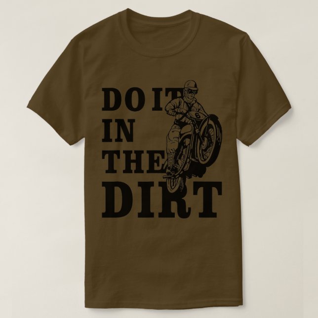 Camiseta Los Bicicletas Sucias Lo Hacen En Los Motocros De  (Diseño del anverso)