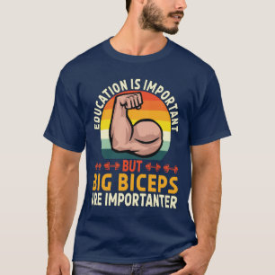 Camiseta Los Big Biceps son importantes amantes de los gimn