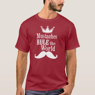 Camiseta Los bigotes gobiernan el mundo
