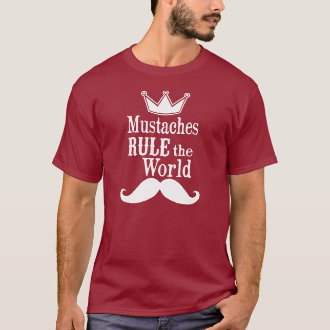 Camiseta Los bigotes gobiernan el mundo (Anverso)