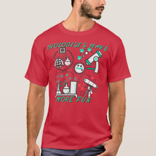 Camiseta LOS BIOLOGISTAS TIENEN MÁS DIVERSIÓN EN LA TELA Cl