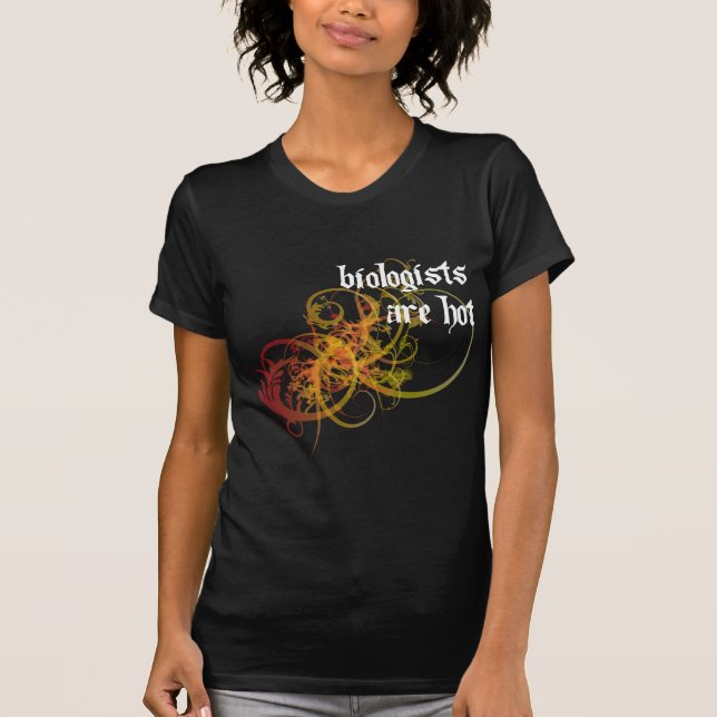 Camiseta Los biólogos son calientes (Anverso)