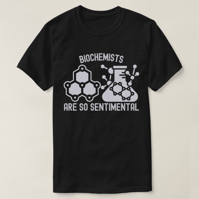 Camiseta Los bioquímicos son tan sensoriales (Diseño del anverso)