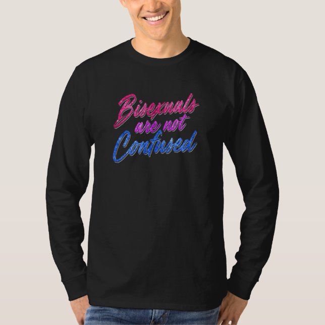 Camiseta Los Bisexuales No Se Confunden En La Cita Del Orgu (Anverso)