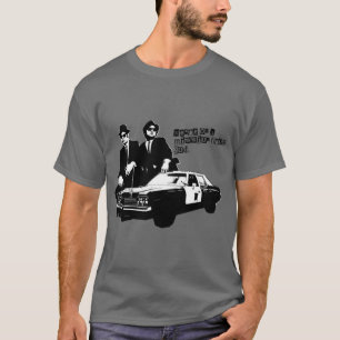 Camiseta Los Blues Brothers con Coche divertido