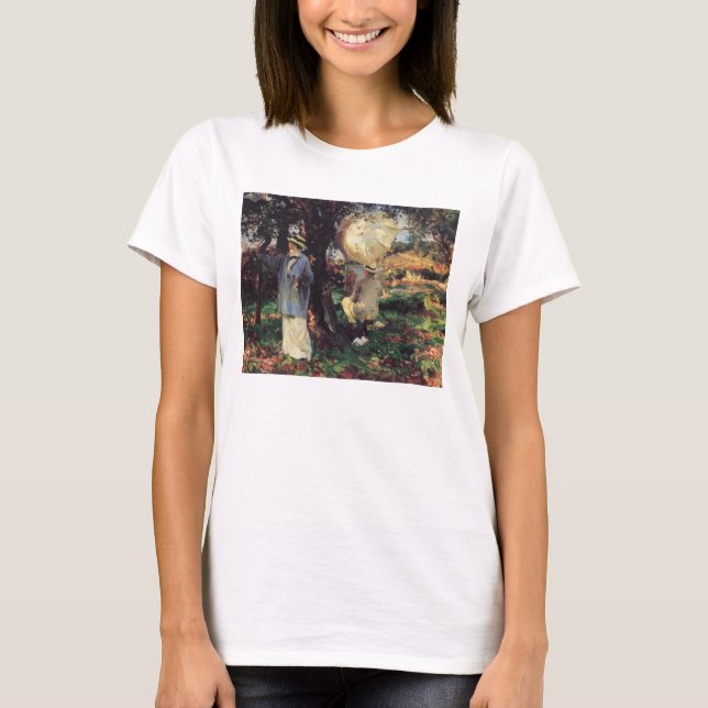 Camiseta Los bocetos de John Singer Sargent (Anverso)
