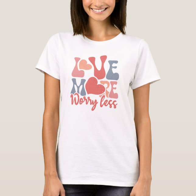 Camiseta Los Boho aman más preocupaciones menos (Anverso)