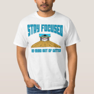 Camiseta Los bolos divertidos guardan mente fuera del canal