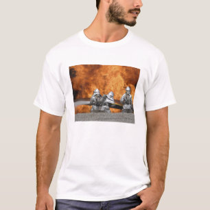 Camiseta Los bomberos neutralizan un fuego