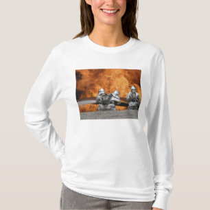 Camiseta Los bomberos neutralizan un fuego