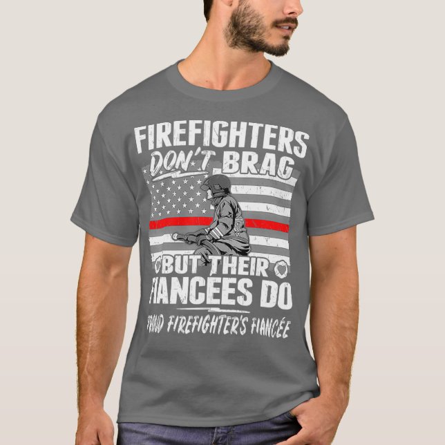 Camiseta Los bomberos no despojan del regalo de un bombero  (Anverso)