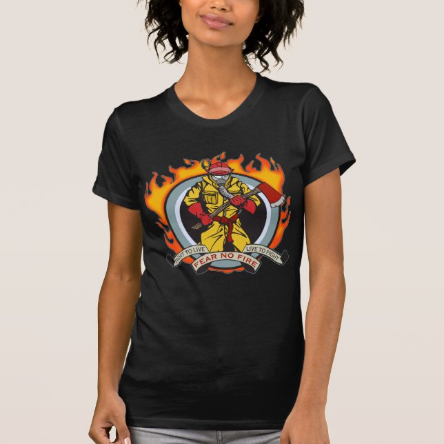 Camiseta Los bomberos no temen ningún fuego (Anverso)