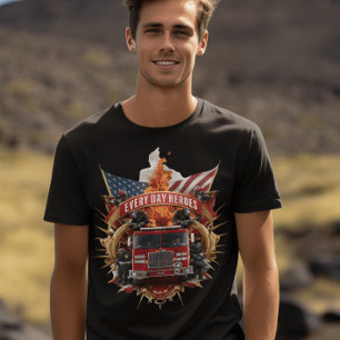 Camiseta Los bomberos valen el corazón