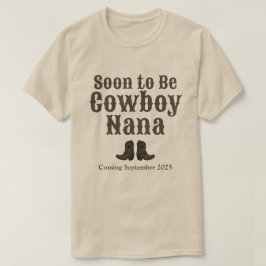Camiseta Los botes pronto para ser la abuela bebé Invitació