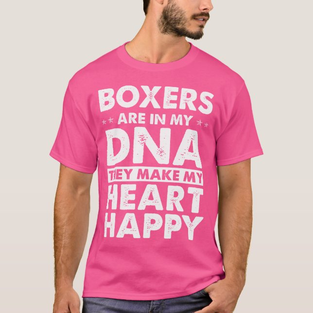 Camiseta Los Boxeadores Están En Mis Regalos De Adn Para Bo (Anverso)