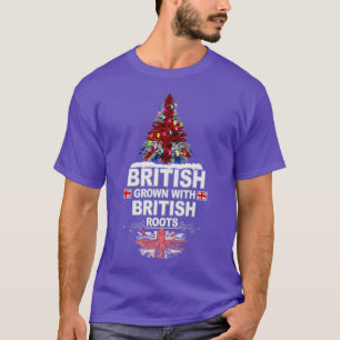 Camiseta Los británicos crecen con el regalo británico para