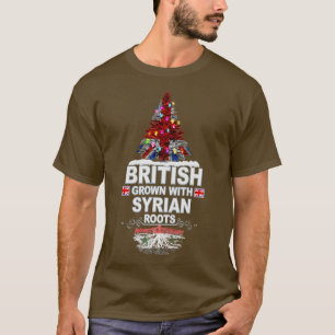 Camiseta Los británicos crecen con el regalo de raíces siri