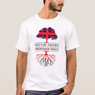 Camiseta Los británicos crecen con raíces indonesias