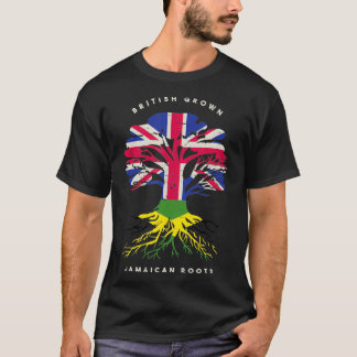 Camiseta Los británicos crecen con raíces jamaiquinas Orgul