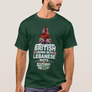Camiseta Los británicos crecen con raíces libanesas como re