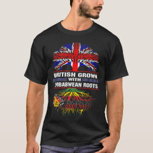 Camiseta Los británicos crecen con raíces zimbabuenses