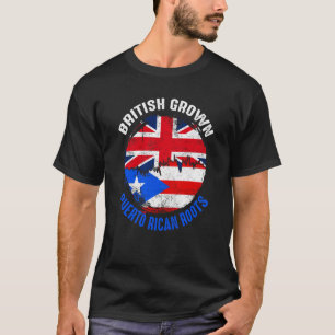 Camiseta Los británicos cultivan banderas puertorriqueñas p
