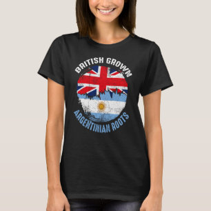 Camiseta Los británicos cultivan raíces argentinas para
