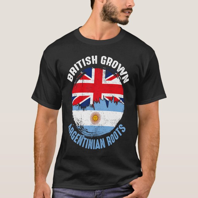 Camiseta Los británicos cultivan raíces argentinas para (Anverso)