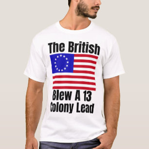 Camiseta Los británicos lanzaron una colonia de 13 colonia