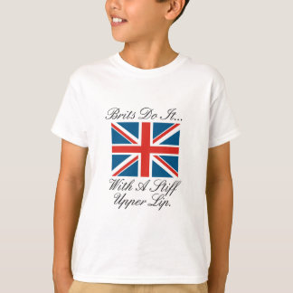 Camiseta Los británicos lo hacen... con un labio superior r
