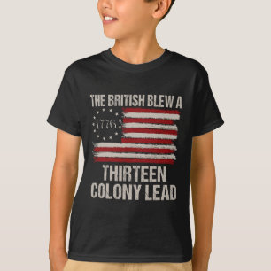 Camiseta Los británicos perdieron una ventaja de 13 colonia