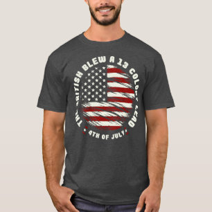 Camiseta Los británicos soplaron 13 colonias liderando el 4