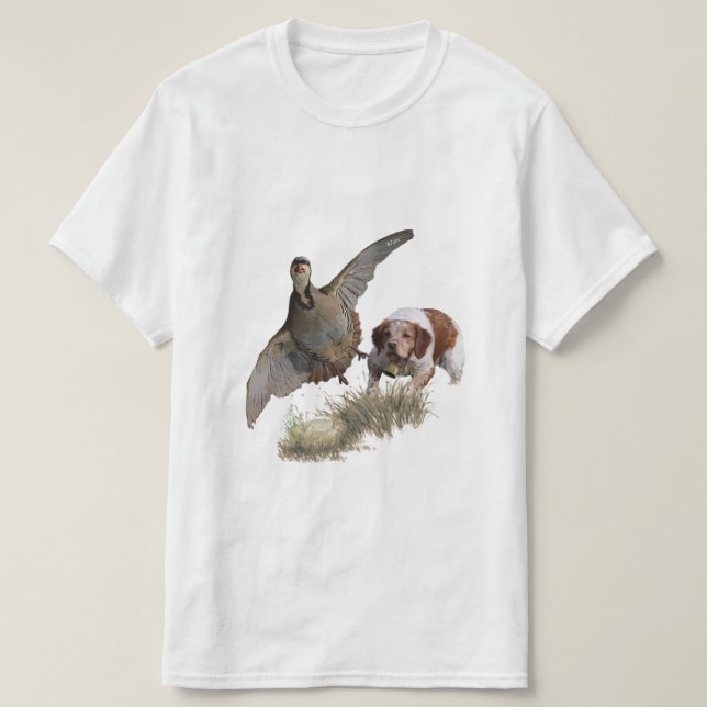 Camiseta Los Brittany Spaniels,  Brittany Francés, Perro de (Diseño del anverso)