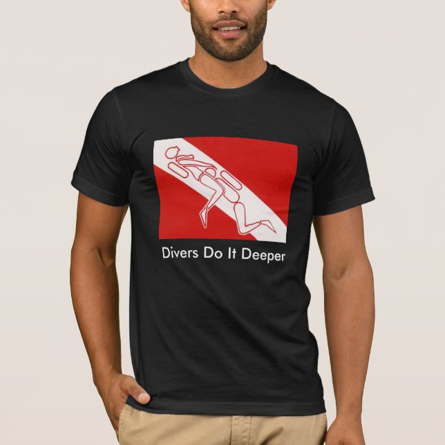 Camiseta Los buceadores lo hacen más profundo (Anverso)