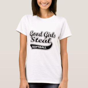 Camiseta Los buenos chicas roban (el negro)