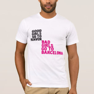 Camiseta Los buenos chicas van al cielo que los malos