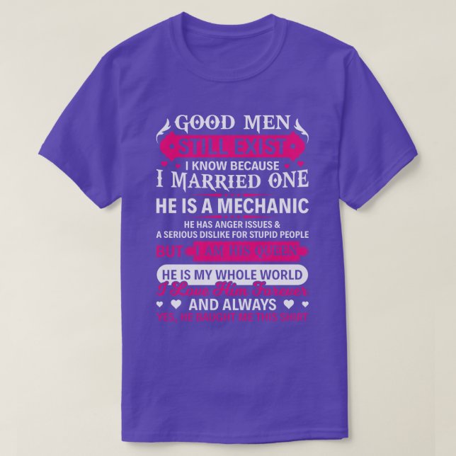 Camiseta Los Buenos Hombres Todavía Existen Mecánica Mecáni (Diseño del anverso)
