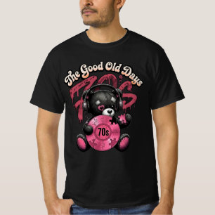 Camiseta Los Buenos Tiempos Pasados Oso de Peluche Rompecab