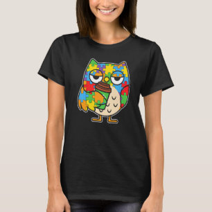 Camiseta Los búhos aman el rompecabezas gráfico de la amabi
