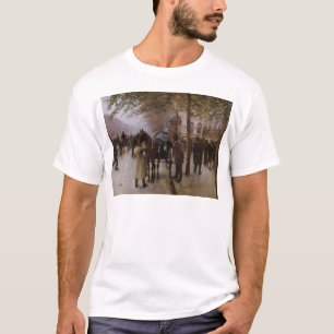 Camiseta Los bulevares, igualando delante de