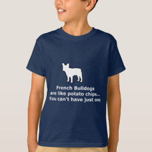 Camiseta Los bulldoges franceses son como las patatas
