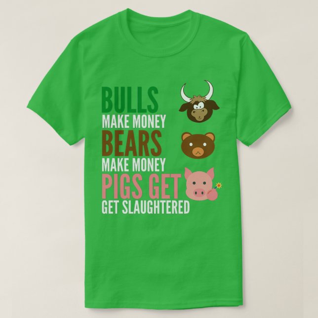 Camiseta Los Bulls Ganan Dinero Los Osos Ganan Dinero Los C (Diseño del anverso)
