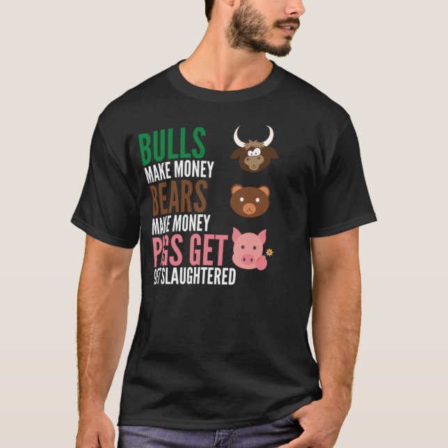 Camiseta Los Bulls Ganan Dinero Los Osos Ganan Dinero Los C (Anverso)