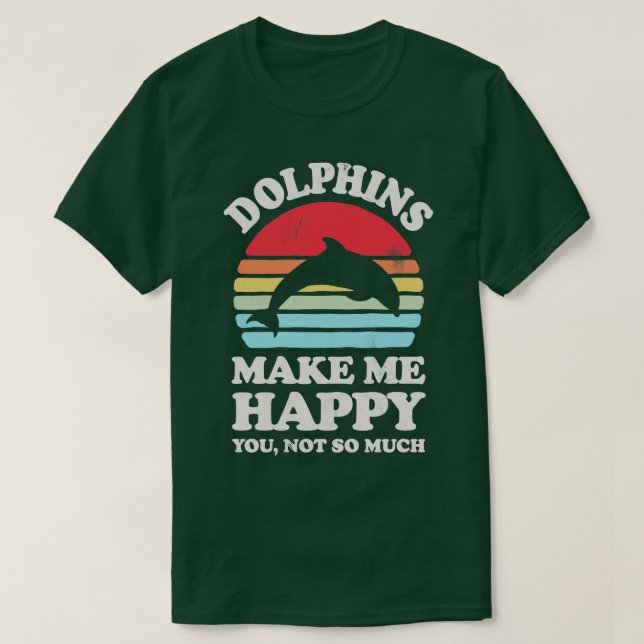 Camiseta Los burros me hacen feliz Sunset Retro para los ho (Diseño del anverso)