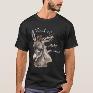 Camiseta Los burros me hacen sonreír mini burro