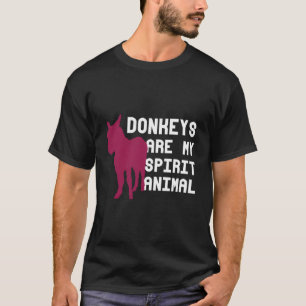 Camiseta Los burros son mi Espíritu Animal Costume Farm Hoo