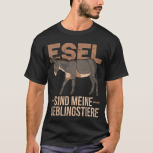 Camiseta Los burros son mis animales favoritos animal de gr