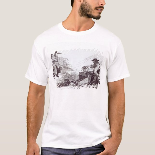 Camiseta Los buscadores de oro australianos (Anverso)
