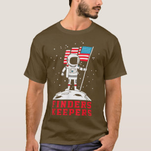 Camiseta Los Buscadores Mantienen Al Astronauta Estadounide